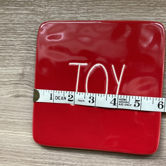 Rae Dunn ceramic joy trivet artisan collection by magenta - Picture 5 of 8